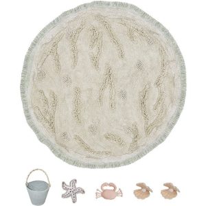 Lorena Canals Waschbarer Spielteppich ISLAND | 120x120cm