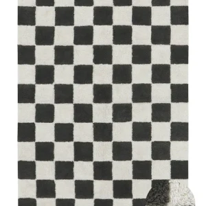 Lorena Canals Waschbarer Teppich KITCHEN TILES Dark Grey | 130x90cm