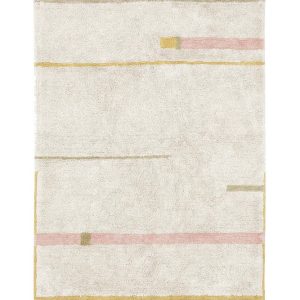 Lorena Canals waschbarer Teppich LANES vintage nude | 130x90cm