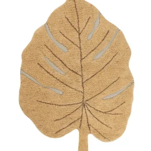 Lorena Canals waschbarer Teppich MONSTERA honig | 180x120cm