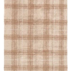 Lorena Canals Waschbarer Teppich TARTAN Rose | 120x90cm