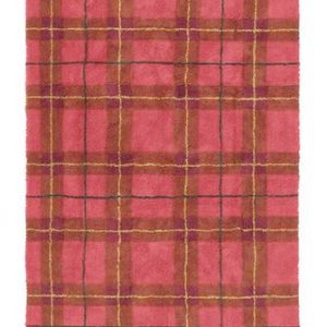 Lorena Canals waschbarer Teppich TARTAN Vintage Rot | 140x190cm