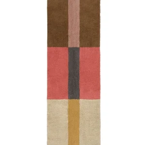 Lorena Canals Wollläufer Teppich CHROMA gewürzkoralle | 80x230cm