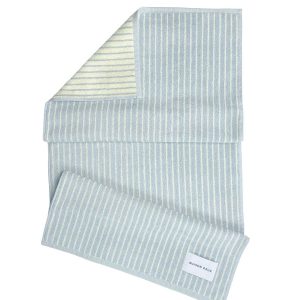 Maison Deux Handtuch STRIPES COLOR Blue Butter Yellow | 100x50cm