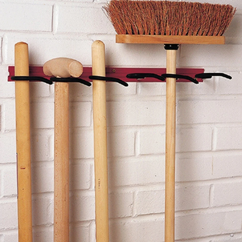 Besenhalterung Wandhalter 6 Haken Mottez – Bild 3