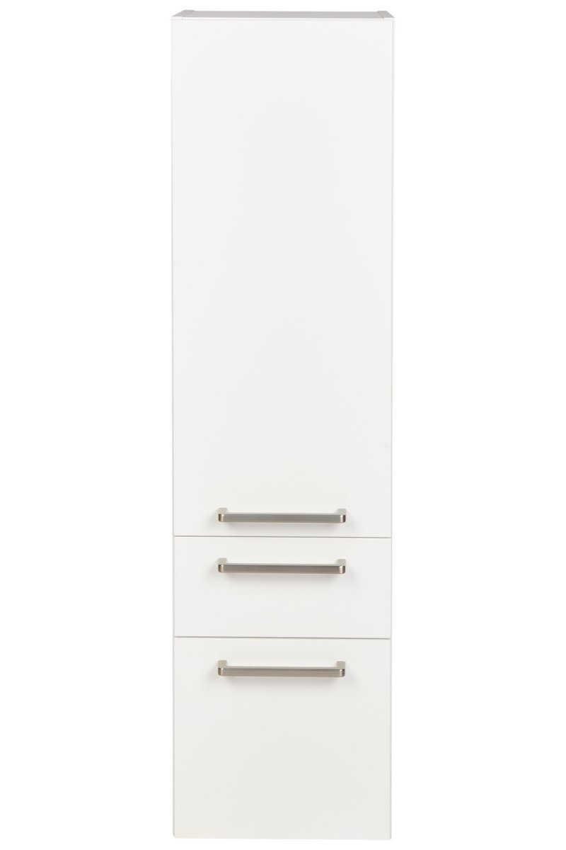 Midischrank / Hängeschrank Bad, 1 Tür, 1 Schublade, 1 Auzug, Scharnier links, nobilia BMSA30-115 – Bild 2