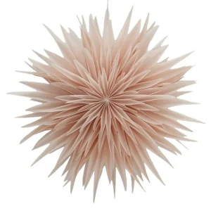 Only Natural Papierstern SNOWFLAKE M pink champagne | Ø 60cm
