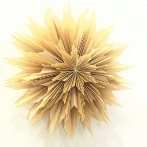 Only Natural Papierstern STAR M gold | Ø 60cm
