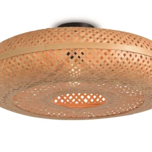 Good&Mojo Deckenlampe PALAWAN braun | 60x60x17cm