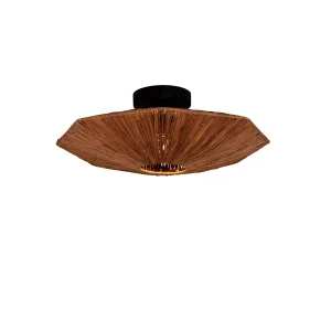 Good&Mojo Deckenlampe PANAMA braun | 45x45x5cm