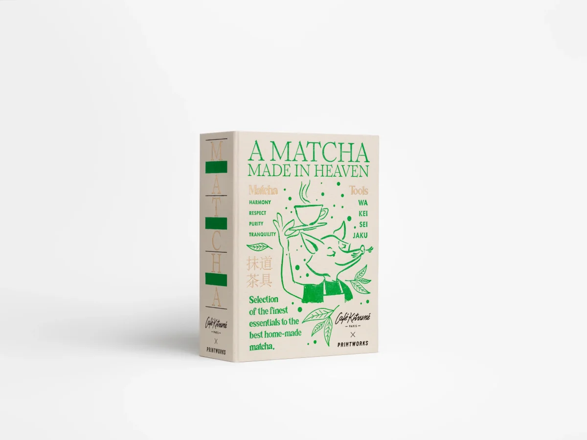 PRINTWORKS Küchenutensilien MATCHA TOOLS Matcha Tools - Cafe Kitsuné x Printworks beige | 23,3x17,8x7,8cm – Bild 4