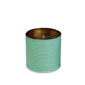 Living by Heart Outdoor Candle Kerze RESEDA GREEN glänzend | Ø 10x15cm