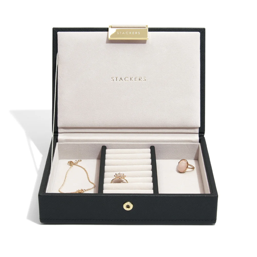 Schmuckschatulle Stackers Mini - Schwarz Gold – Bild 8