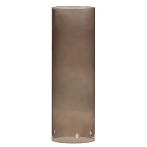 Storefactory Glaszylinder STORM gerade braun | Ø 13x38 cm