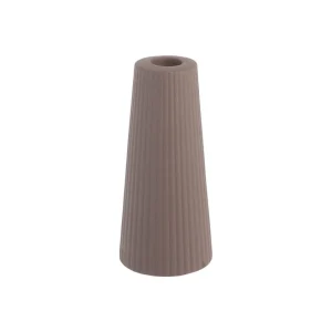 Storefactory Kerzenhalter LINGHED S Keramik braun | Ø 6x15 cm