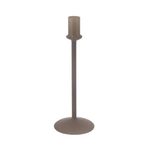 Storefactory Kerzenständer ERSTAD L greige | Ø9x25cm