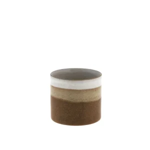 Storefactory Teelichthalter LJUNGARUM braun glänzend | Ø 10x9 cm