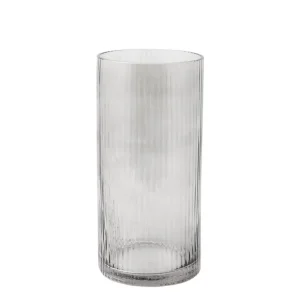 Storefactory Vase Laterne RAMSJÖ S Glas grau | Ø12x25cm