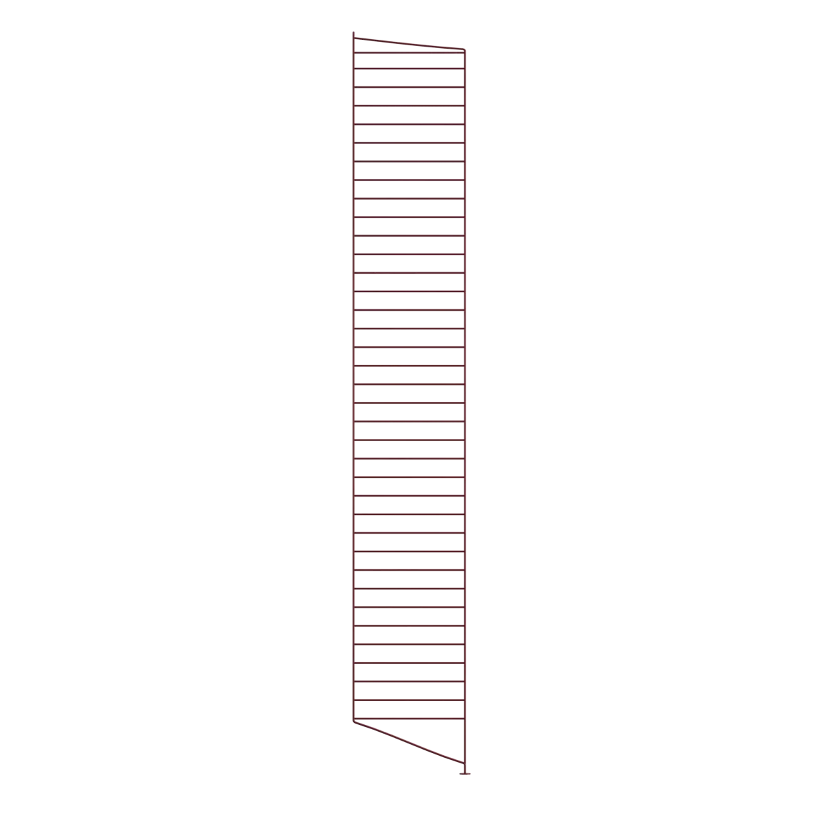 String Furniture Bodenleiter T30 x H200, dunkelrot, 2er-Pack – Bild 2
