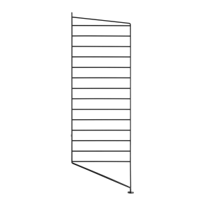 String Furniture Bodenleiter T30 x H85, Schwarz, 1er Pack