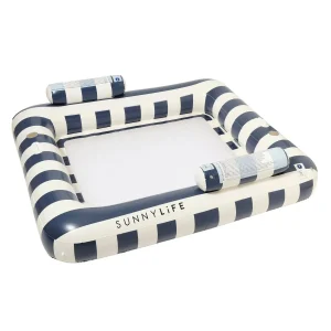 Sunnylife Luftmatratze TWIN HAMMOCK blau creme | 190x170x42cm