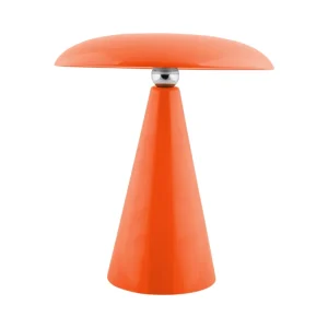 Leitmotiv Tischlampe PHOEBE Akku LED orange | Ø23x26cm