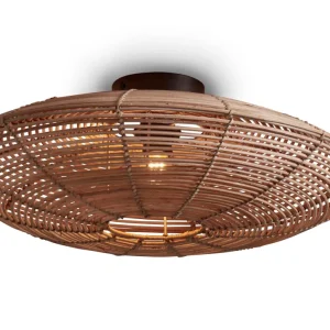 Good&Mojo Deckenlampe TANAMI braun | 55x55x14cm