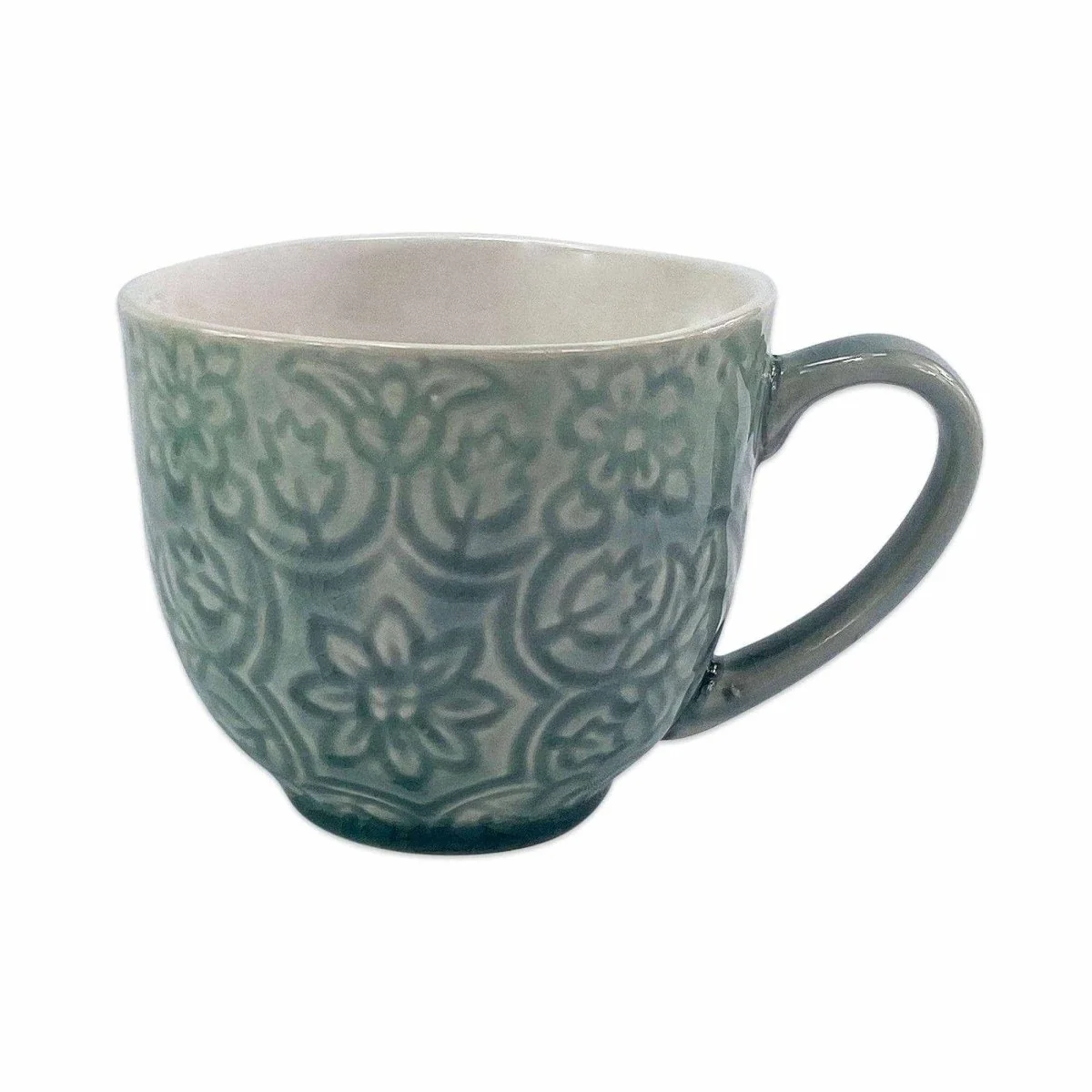 Tasse mit Unterteller »flower dusty blue« 200ml – Bild 5