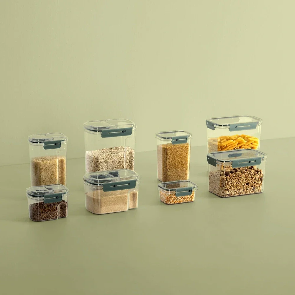 Luchtdichte voorraadbus 1.5 liter met datumaanduiding en schenkdop Five® – Bild 4