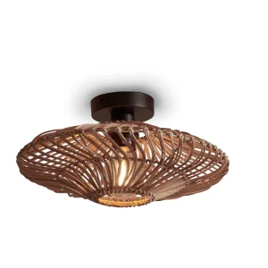 Good&Mojo Deckenlampe ZANZIBAR braun | 40x40x12cm