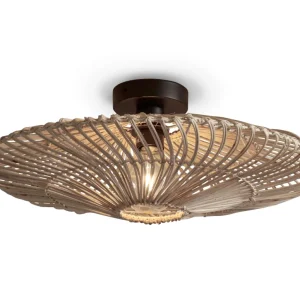 Good&Mojo Deckenlampe ZANZIBAR weiß | 55x55x14cm