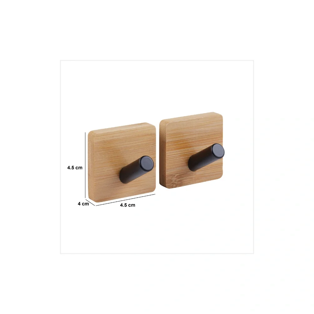 Bamboe handdoekhaakje zelfklevend 2 stuks Five® – Bild 6