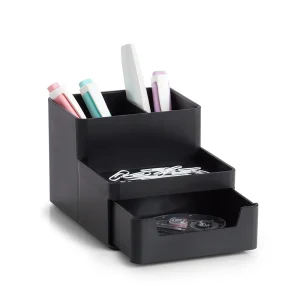 Schreibtisch-Organizer schwarz Stiftablage Zeller