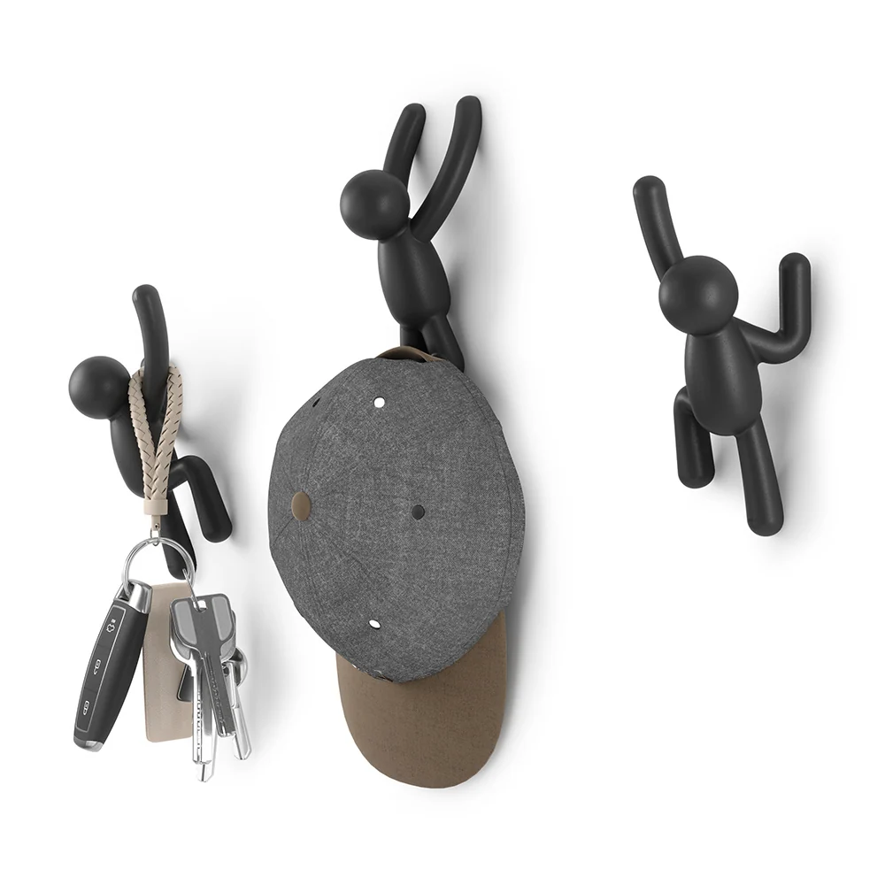Buddy wandhaken zwart Umbra
